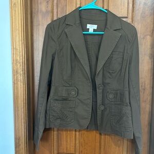 Brown blazer Loft size 6